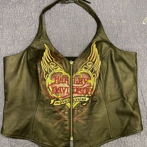 Harley Davidson Leather Halter